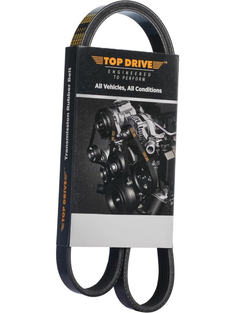 Premium EPDM Serpentine Belt, 41.5" Length, 7PK1040, Durable Engine Accessory